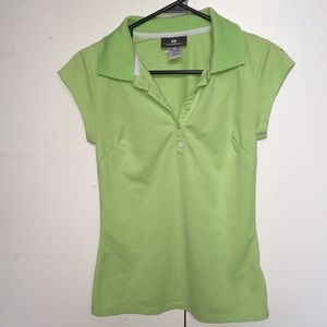Lime Green Artengo Polo Tee